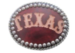 Rope Bordered Oval Texas