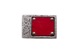 Red Leather Square