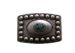 Silver Rectangle Turquoise Ornament