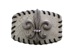 Distressed White Fleur-de-lis