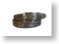 Distressed Brown Dress Leather Belt