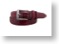 Red Dress Alligator Print Leather Belt