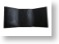 Distressed Black Leather Wallet - Front