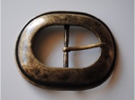 Gold Oval Pin