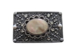 Silver Two-Square Ornament
