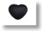 Black Leather Heart Belt Buckle