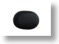 Black Leather Oval Buckle