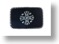 Rectangle Black Leather Cross Belt Buckle