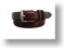 Brown Dress Alligator Print Leather Belt