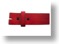 Hand-Painted Red Leather Belt