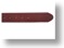 Vintage Red Leather Belt - End