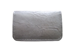 Distressed Metallic Silver Business