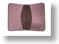 Distressed Pink Twofold Business Leather Wallet - Front