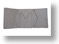 Distressed White Trifold Leather Wallet - Front