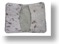 White Brown Spots Twofold Business Cowhide Leather Wallet - Front