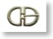 2-D Gold Center Pin Buckle