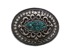 Silver Gothic Turquoise Stones