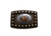 Gold Rectangle Topaz Ornament