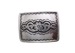 Shiny Rectangle Floral Design