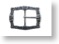 Antique Silver Design Center Pin Buckle