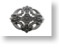 Silver Intricate Design Belt Buckle