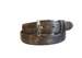 Distressed Brown Dress Belt