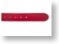 Hand-Painted Red Leather Belt - End