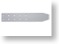 Smooth White Two Prong Leather Belt - End