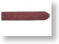 Vintage Red Leather Belt - End