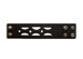 Soft Black Semi-Circle Rhombus