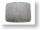 Distressed Metallic Silver Twofold Business Leather Wallet - Back