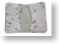 White Brown Spots Twofold Business Cowhide Leather Wallet - Front