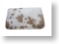 White Brown Spots Twofold Business Cowhide Leather Wallet